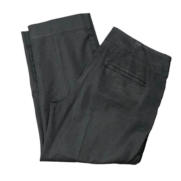 Talbots Outlet signature black Capri pants stretch 4 - Picture 1 of 6